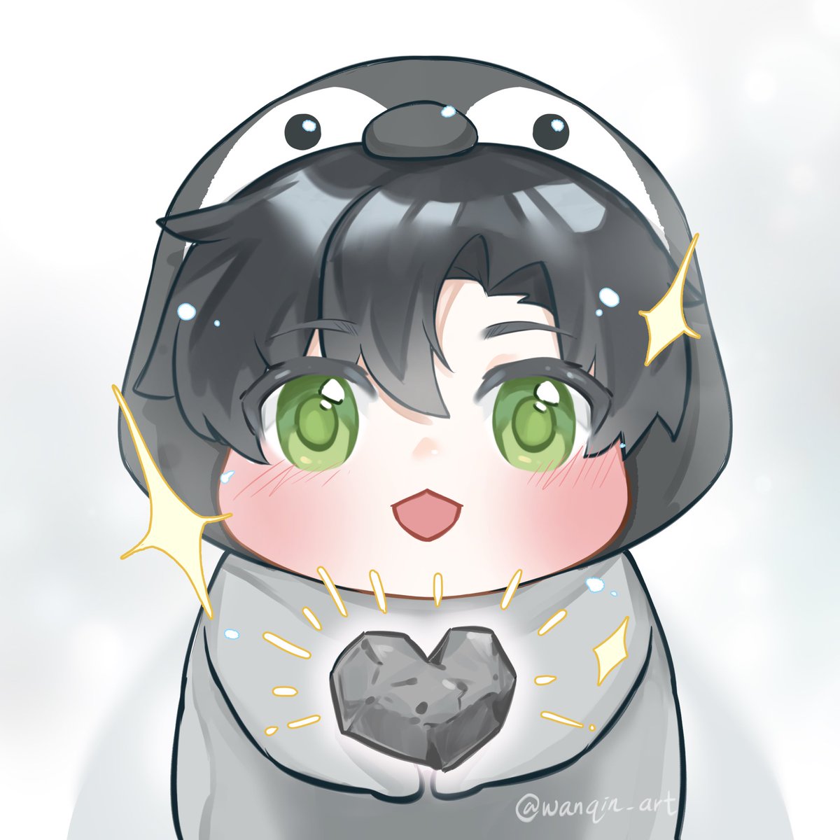 wanqinart's tweet image. 企鵝小黎🐧:姊姊~這個送給你🪨
🥹💓💓💓🫠
#黎深 #zayne #レイ #이서언 #戀與深空 #loveanddeepspace #恋と深空 #러브앤딥스페이스 #wanqinart #恋と深空二次創作 #企鵝 #penguin