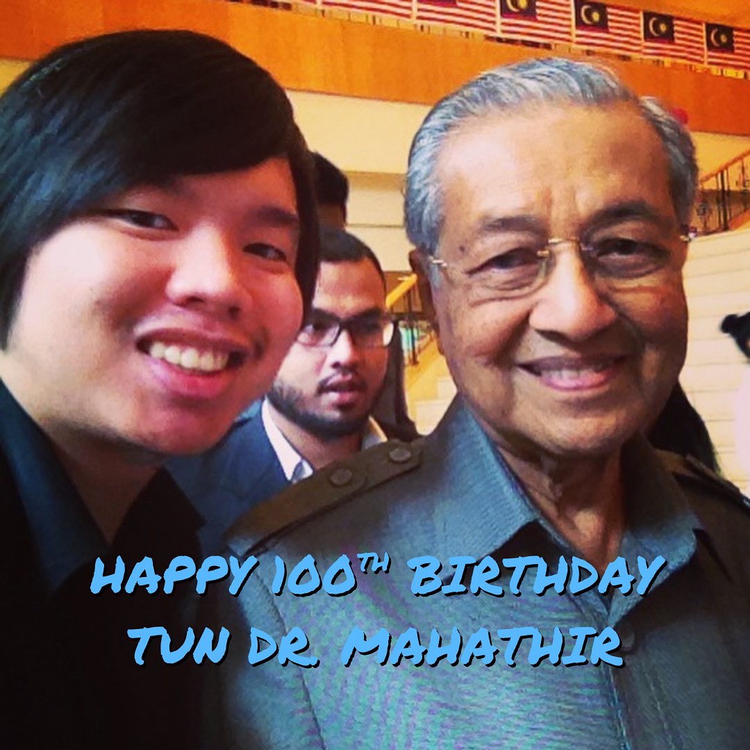 Happy 100th Birthday, Tun Dr. Mahathir Mohamad.

It’s been nearly a decade since I took this photo of us at the Perdana Leadership Foundation in Putrajaya — the very place you’ve chosen to celebrate this extraordinary milestone today.

And what a milestone it is.

The 4th — and