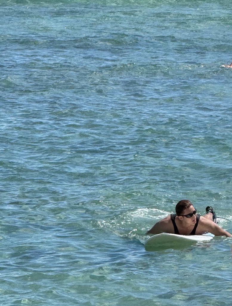 yes, we had very different ideas of 
“let’s take a dip in the water.”