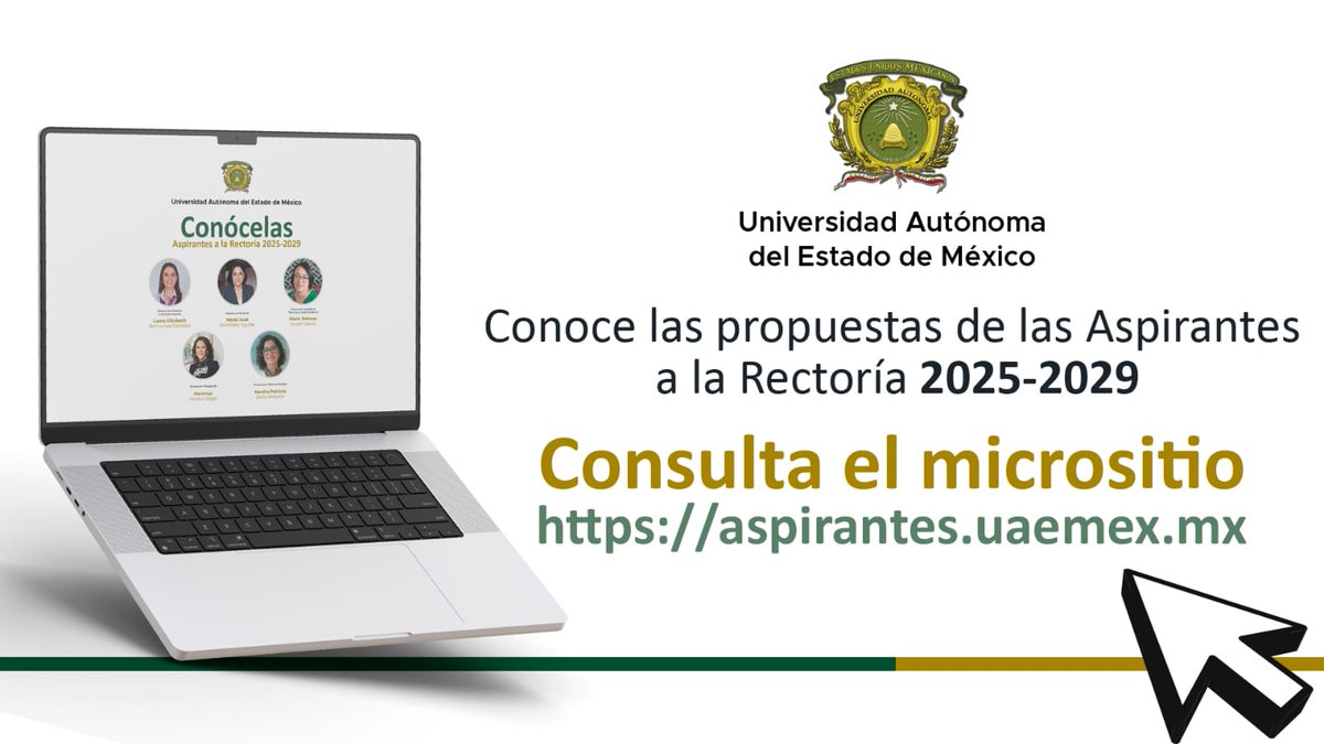Conoce las propuestas principales y el programa de trabajo de las cinco participantes en el proceso de Elección de Rectora para el Periodo Ordinario 2025-2029. 

Encuentra toda la información en 👉 aspirantes.uaemex.mx

#ElecciónUAEMéx