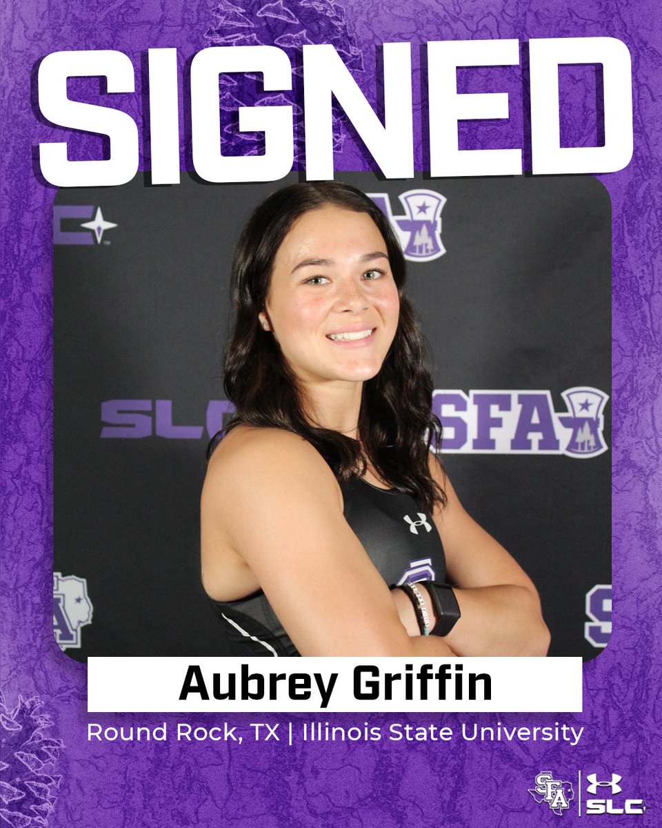SFA_TFXC's tweet image. Welcome, Aubrey Griffin, to The Piney Woods! 🌲🪓

#AxeEm