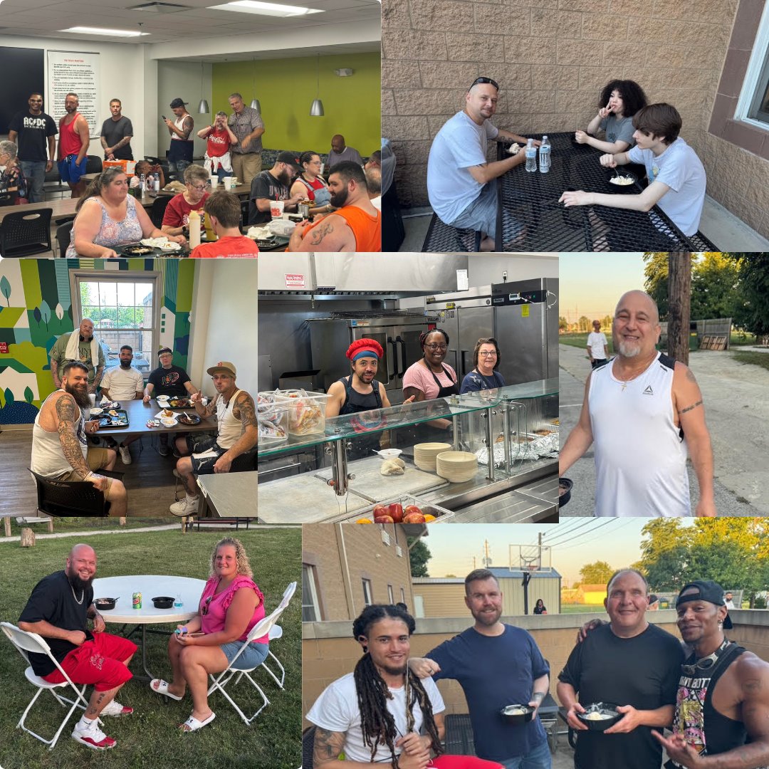 PH46202's tweet image. π #ProgressHouse Welcomes Back Annual 4th of July Event πΊπΈ
Guests enjoyed a day filled with music πΆ, food ππ, a recovery talk π£οΈ from a Progress House alum, and great company π«Ά!
#AspireIndianaHealth