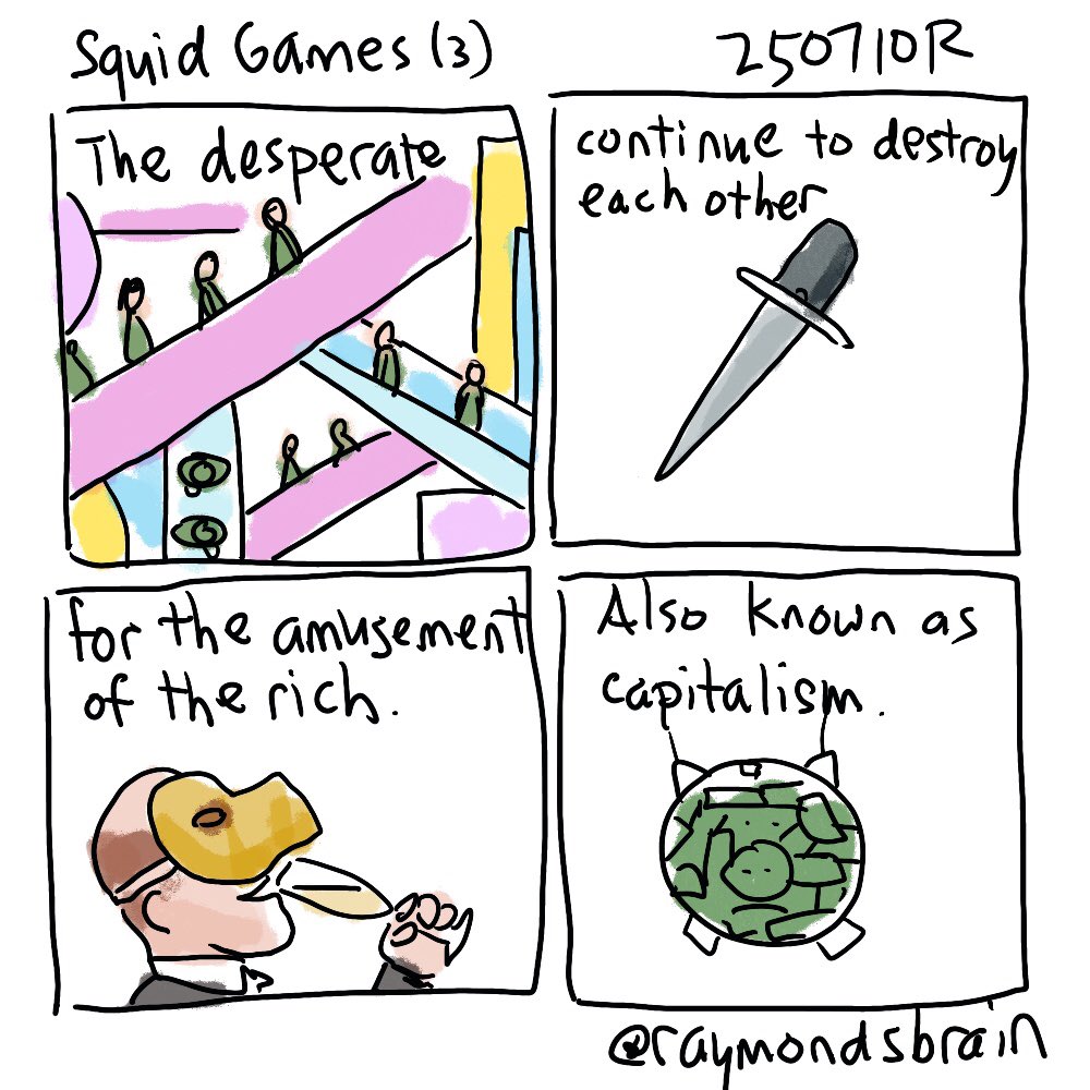 raymondsbrain's tweet image. So it goes #SquidGame3