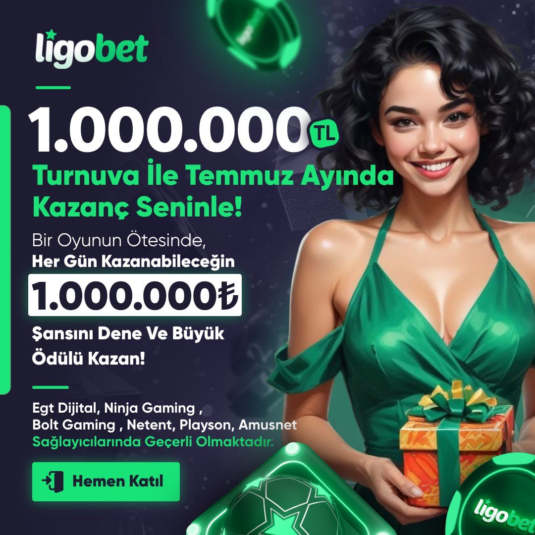 Ligobettlogin's tweet image. ⭐️HER GÜN 1.000.000₺ ÖDÜLLÜ LİGOBET TEMMUZ AYI TURNUVASI!
🔗 Ligobet - kslnk.com/ligogiris
👑 1'nci Sırada Yer Alarak 500.000₺ Kazanan Ni....40 Üyemizi Tebrik Ederiz!
#ligobet #denemebonusu