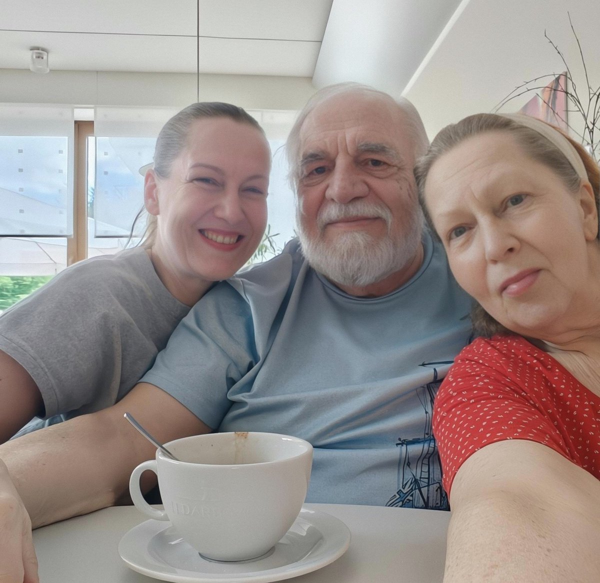 Celebrating that my Dad wanted to sit in the coffee shop today 💕 small steps that mean a lot