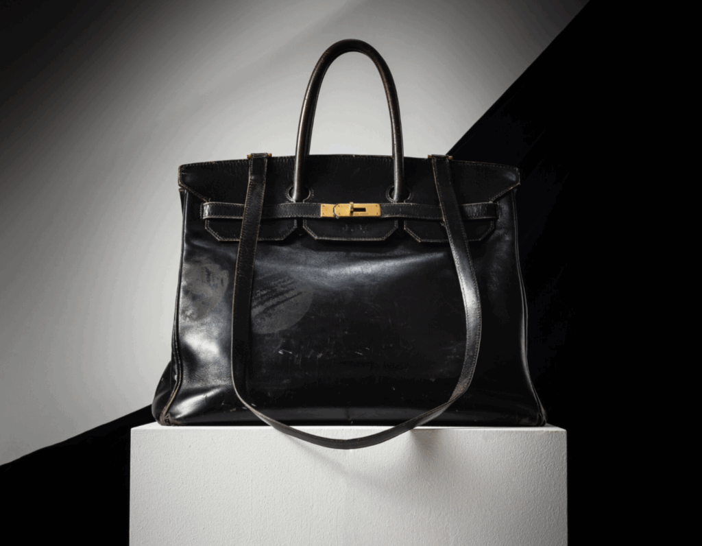 Jane Birkin’s original Hermès bag sold for €8.58M ($10M) to a phone-in bidder during a Sotheby's auction in Paris today. thefashionlaw.com/breaking-down-…