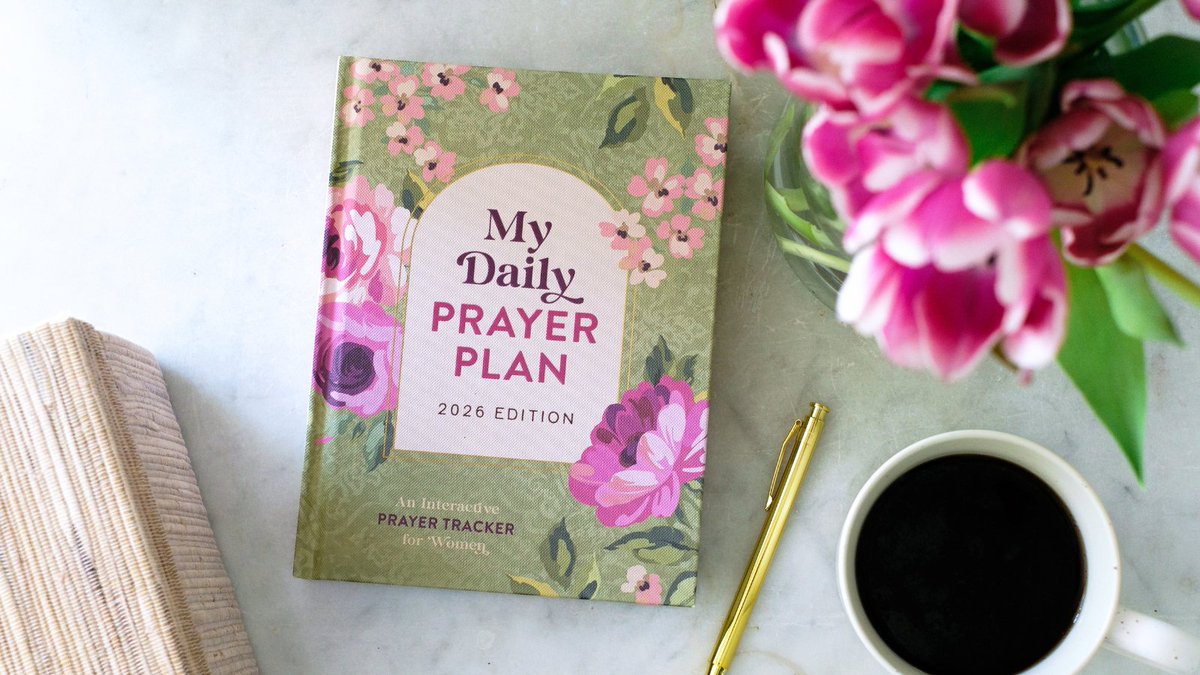 This dated, interactive prayer tracker gives you the perfect place to record your conversations with God throughout the year. It is the perfect tool for your prayer time and a meaningful reminder of how many prayers He truly does answer.

My Daily Prayer Plan is available now.