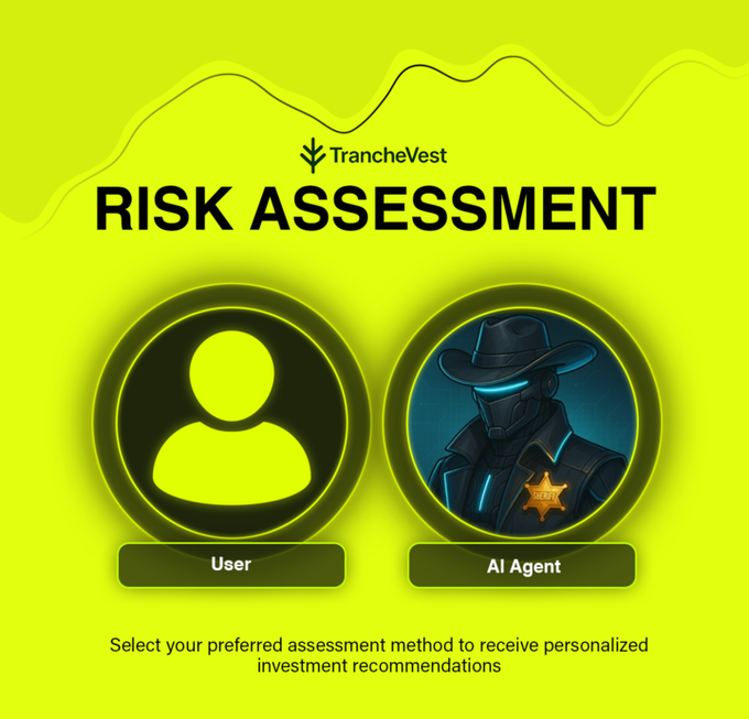🧠 RISK ASSESSMENT

Choose your path:

👤 Manual mode (User)
🤖 Smart mode (AI Agent)

Let our Sheriff Agent read the markets, scan your sentiment, and build a risk profile better than any form you’ve filled

Get personalized strategies, powered by intelligence that never sleeps.