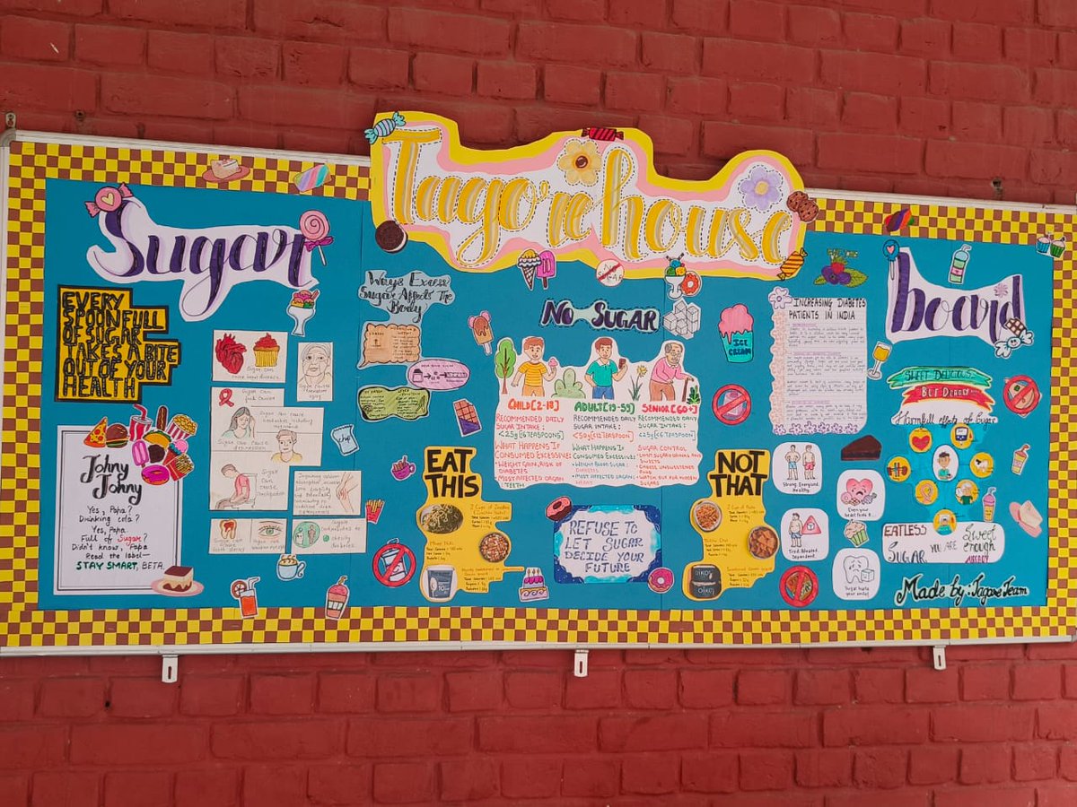 KJnucampus's tweet photo. *Establishing ‘Sugar Boards’ to Monitor and Reduce Sugar Intake Among Children*
The CBSE's initiative aims to combat excessive sugar consumption among students by educating them about its health risks and promoting healthier dietary choices. @KVS_HQ @kvs_ro https://t.co/eLNGHy6Dfr