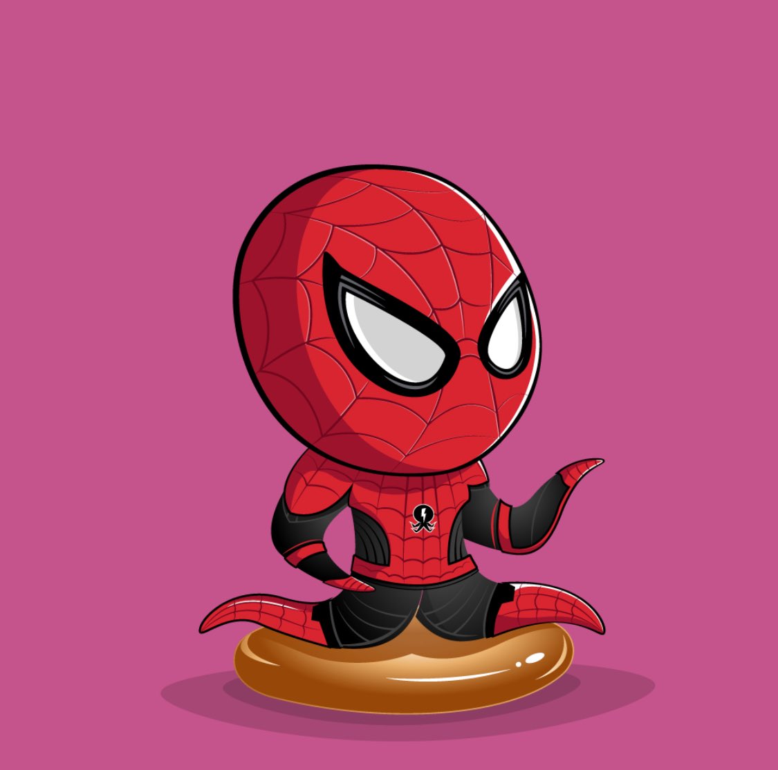 I just listed one of my favorite #NFTs from <a href="/Octo8gaming/">Octo Gaming</a> app with a beautiful Spiderman skin ! 
magiceden.io/item-details/F…