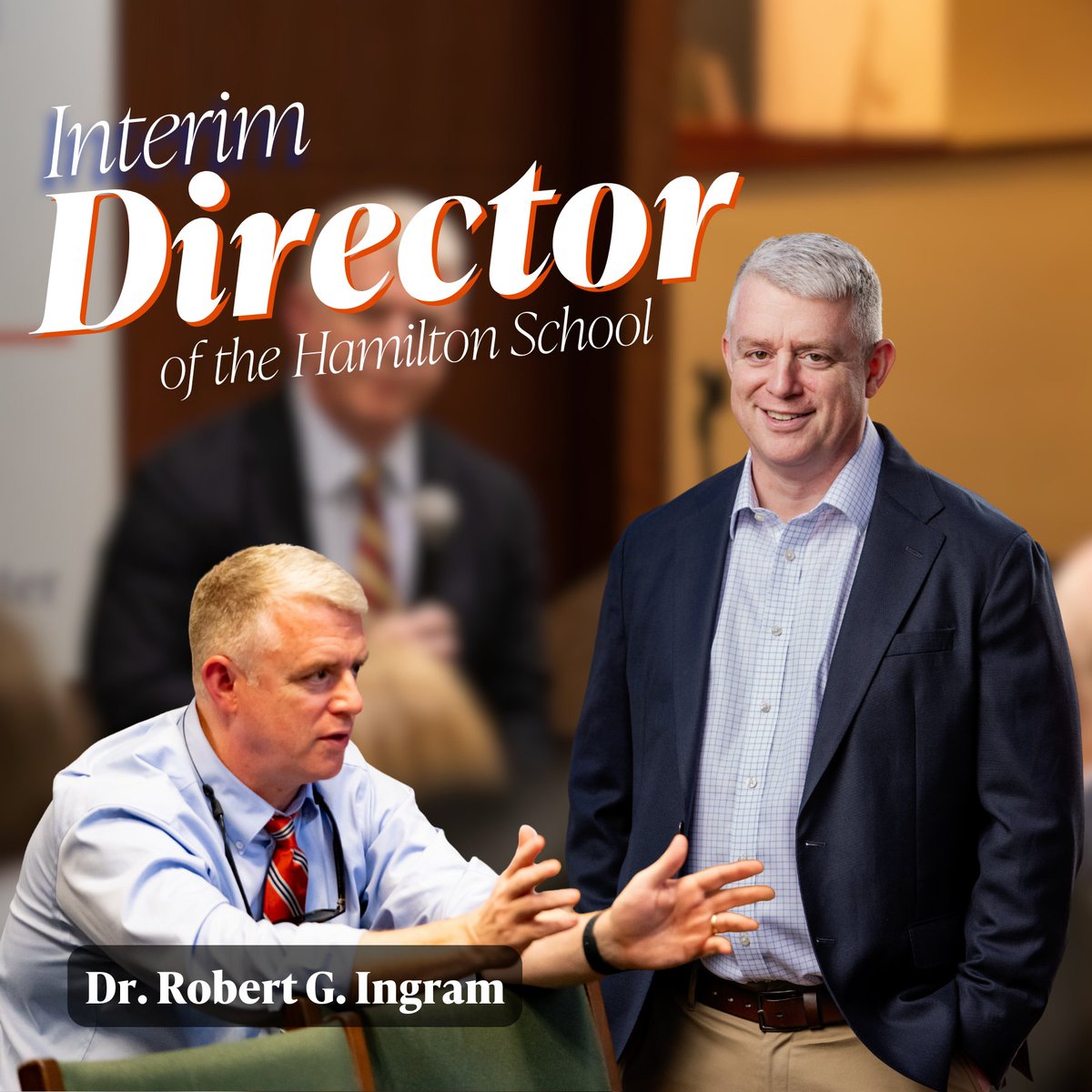 ufhamilton's tweet image. Congratulations to Dr. Robert G. Ingram on his appointment as interim director of the Hamilton School! We’re excited to have him lead the next chapter. #UFHamilton