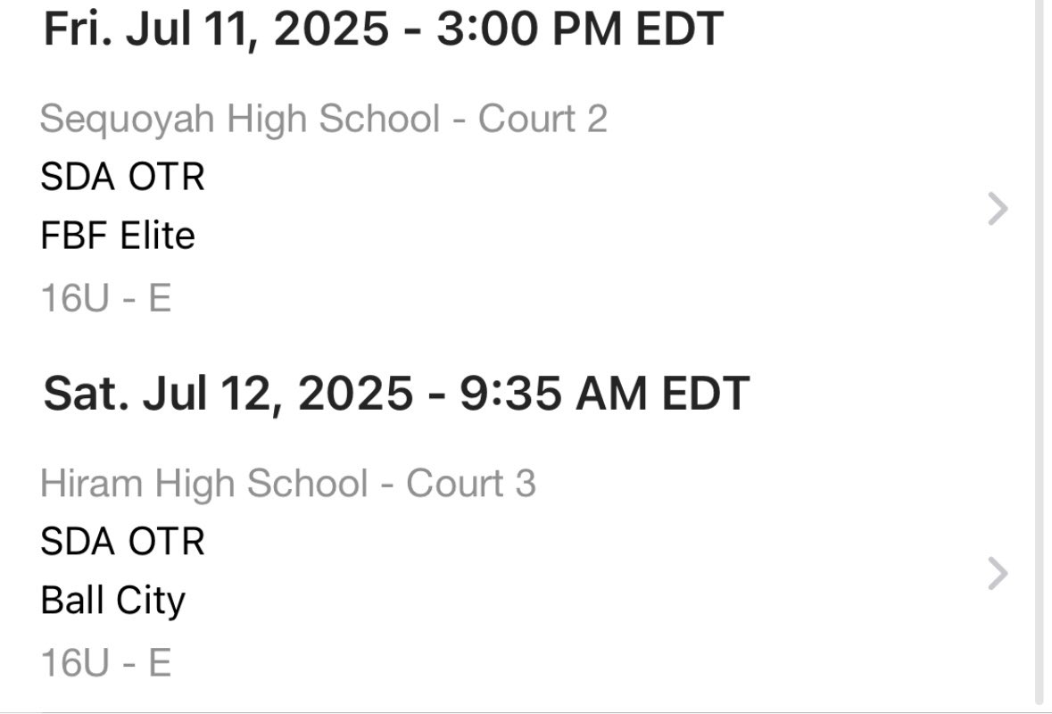 SDA Basketball (@hawkssda) on Twitter photo 🚨Live Period🚨
Coaches come check out SDA 2027 <a href="/OTRHoops/">On the Radar Hoops Events</a> <a href="/TaiYoungHoops/">Tai Young</a> <a href="/KyleSandy355/">Kyle Sandy</a> 🚨Live Period🚨
Coaches come check out SDA 2027 <a href="/OTRHoops/">On the Radar Hoops Events</a> <a href="/TaiYoungHoops/">Tai Young</a> <a href="/KyleSandy355/">Kyle Sandy</a>