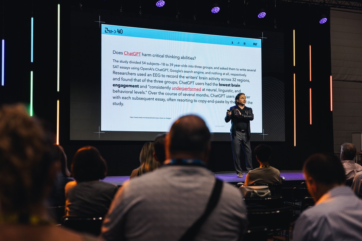 AIforGood's tweet image. Earlier at the #AIforGood Global Summit!
👉 Pedestrian Autonomous Driving for the Blind: Reimagining AI for Global Inclusion
Self-driving for cars? Now imagine it for people. In a powerful keynote, we witnessed the debut of a wearable navigation device that uses haptic feedback…