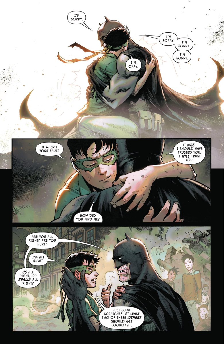 darkknightfan75 🔞 (@oliverrain1) on Twitter photo The second to last issue of the memento arc in batman and robin is my absolute fav!
This is the first story since tomasi’s stuff that makes Bruce truly feel like a real dad, and <a href="/PhillipKJohnson/">Phillip Kennedy Johnson</a> is the best writer a main batman title in years.
I’m hyped for the continuation! The second to last issue of the memento arc in batman and robin is my absolute fav!
This is the first story since tomasi’s stuff that makes Bruce truly feel like a real dad, and <a href="/PhillipKJohnson/">Phillip Kennedy Johnson</a> is the best writer a main batman title in years.
I’m hyped for the continuation!