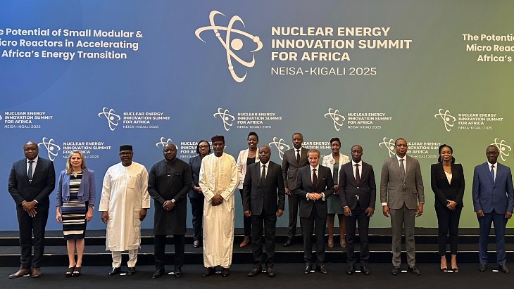 The UN's @eca_official says that participants at the recent #NEISAfrica summit agreed "​that ​small modular reactors hold immense promise for accelerating Africa's energy transition" tinyurl.com/h6s6ukty