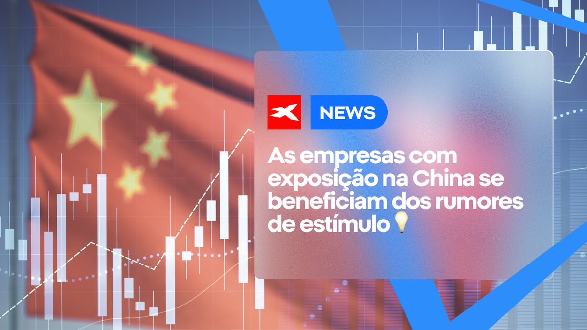 xtb_br's tweet photo. 🌏#China pode ampliar estímulos

Expectativa de pacote fiscal e apoio ao setor imobiliário anima empresas com forte presença no mercado asiático

#XTB #XTBbr #MercadoAsiático #Setores https://t.co/79H93Oge9V