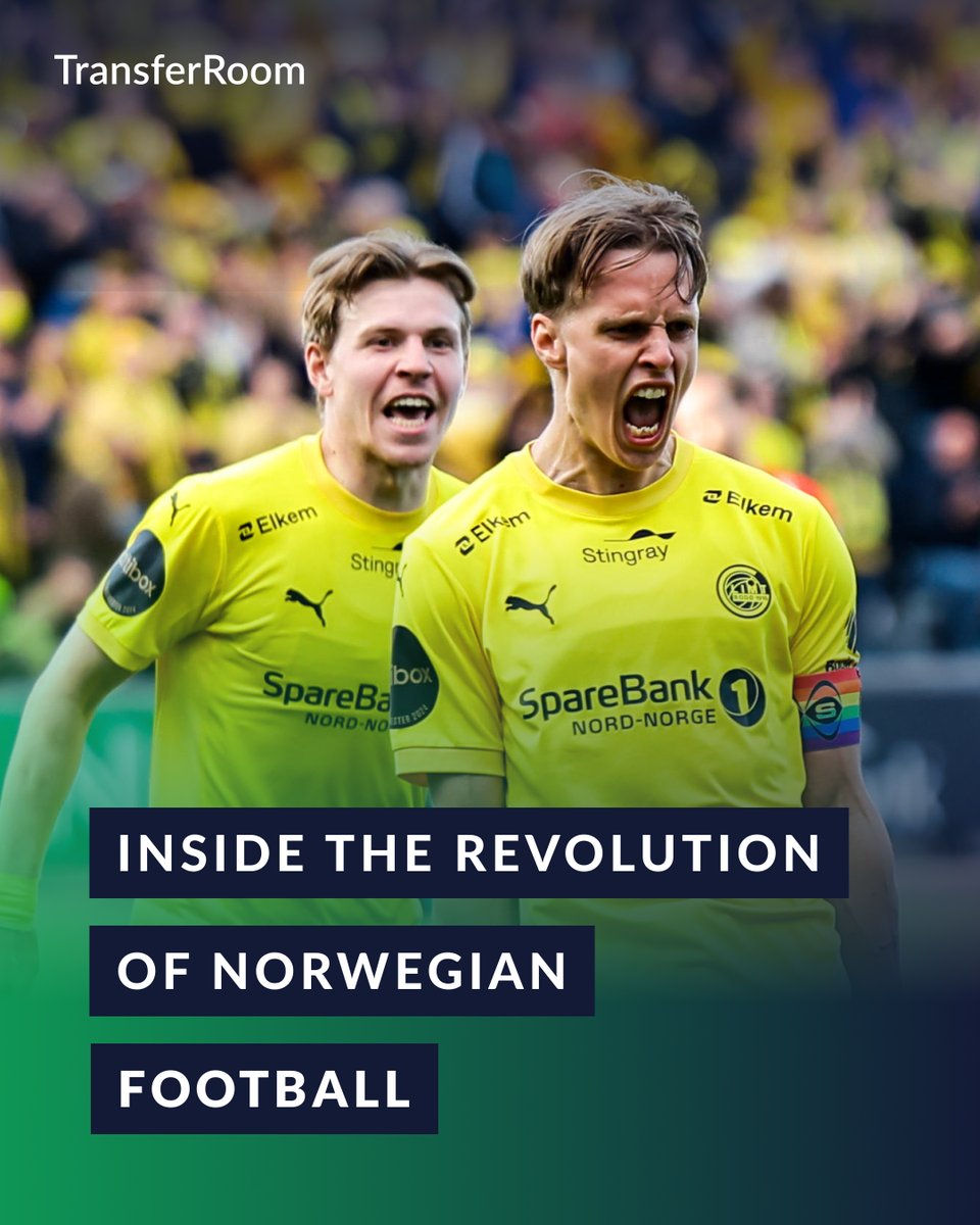 Why is Norwegian football rising fast? 🇳🇴

🌱 Investment in youth, pitches &amp; coaching
🌍 Smarter moves in the global transfer market
🤝 Game-changing partnership with TransferRoom

👉 Read the full story of how Norway is setting the standard: hubs.ly/Q03wFTCB0