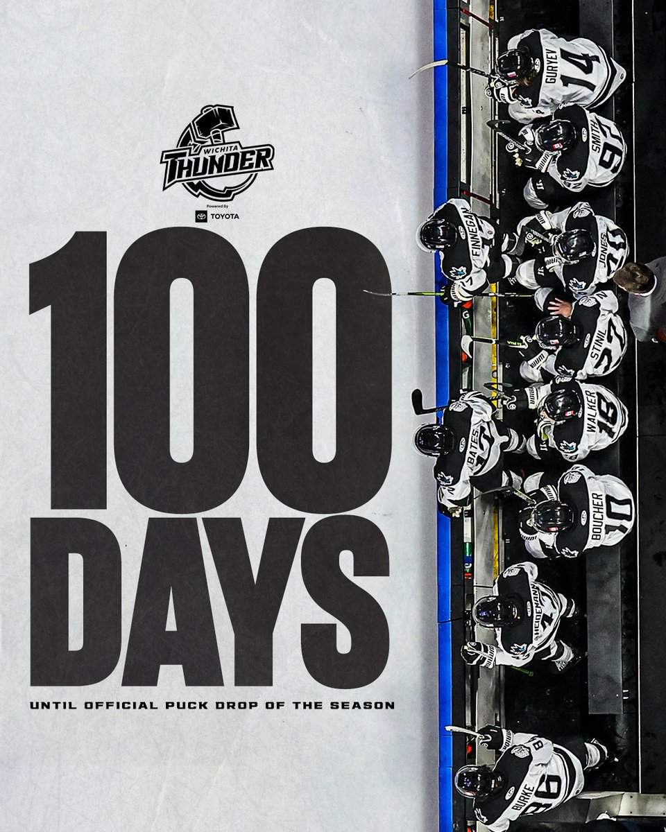 Wichita Thunder (@wichita_thunder) on Twitter photo This silence won’t last. Not at <a href="/INTRUSTarena/">INTRUST Bank Arena</a>
#100Days #dropthehammer #IsitOctoberYet
Tickets >> wichitathunder.com/tickets This silence won’t last. Not at <a href="/INTRUSTarena/">INTRUST Bank Arena</a>
#100Days #dropthehammer #IsitOctoberYet
Tickets >> wichitathunder.com/tickets