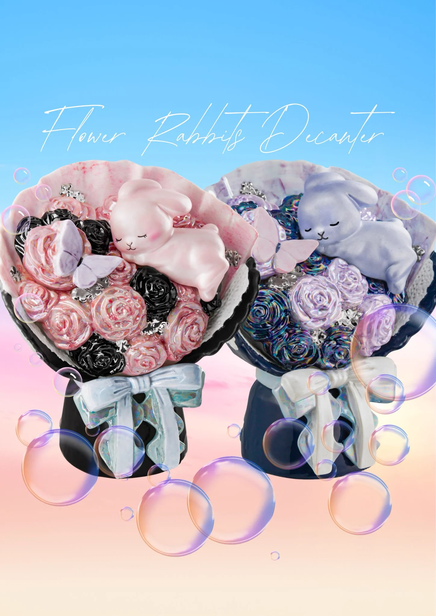 Flower Rabbits Decanter フラワーラビッツデキャンタ on X: 