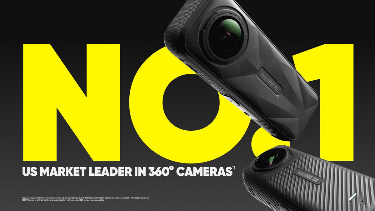 What if the camera in your pocket could replace a full film crew?

Insta360 is officially the No.1 brand in the 360° camera game!

Leading the market, one epic shot at a time.

Experience next-level creativity with every shot you take!