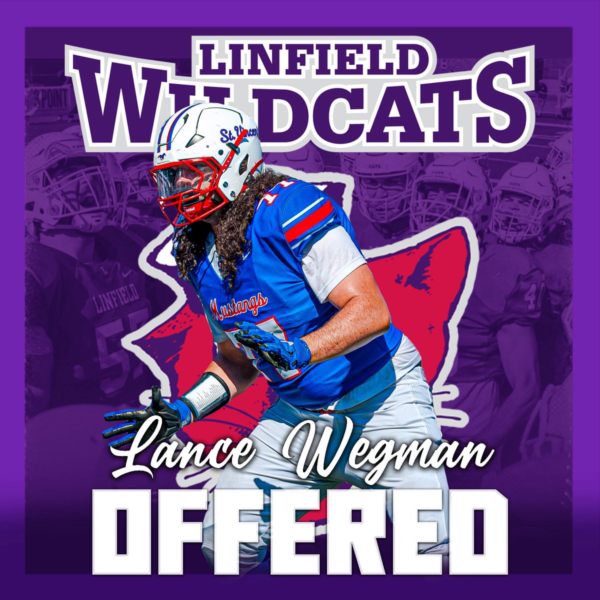 St. Vincent de Paul College Prep Football (@svhs_fb) on Twitter photo Congratulations to <a href="/Abel92619241/">Lance Wegman</a> for receiving an offer from Linfield University!
<a href="/LinfieldFB/">Linfield Football</a> | <a href="/CoachMalot/">Mitch Malot</a> Congratulations to <a href="/Abel92619241/">Lance Wegman</a> for receiving an offer from Linfield University!
<a href="/LinfieldFB/">Linfield Football</a> | <a href="/CoachMalot/">Mitch Malot</a>