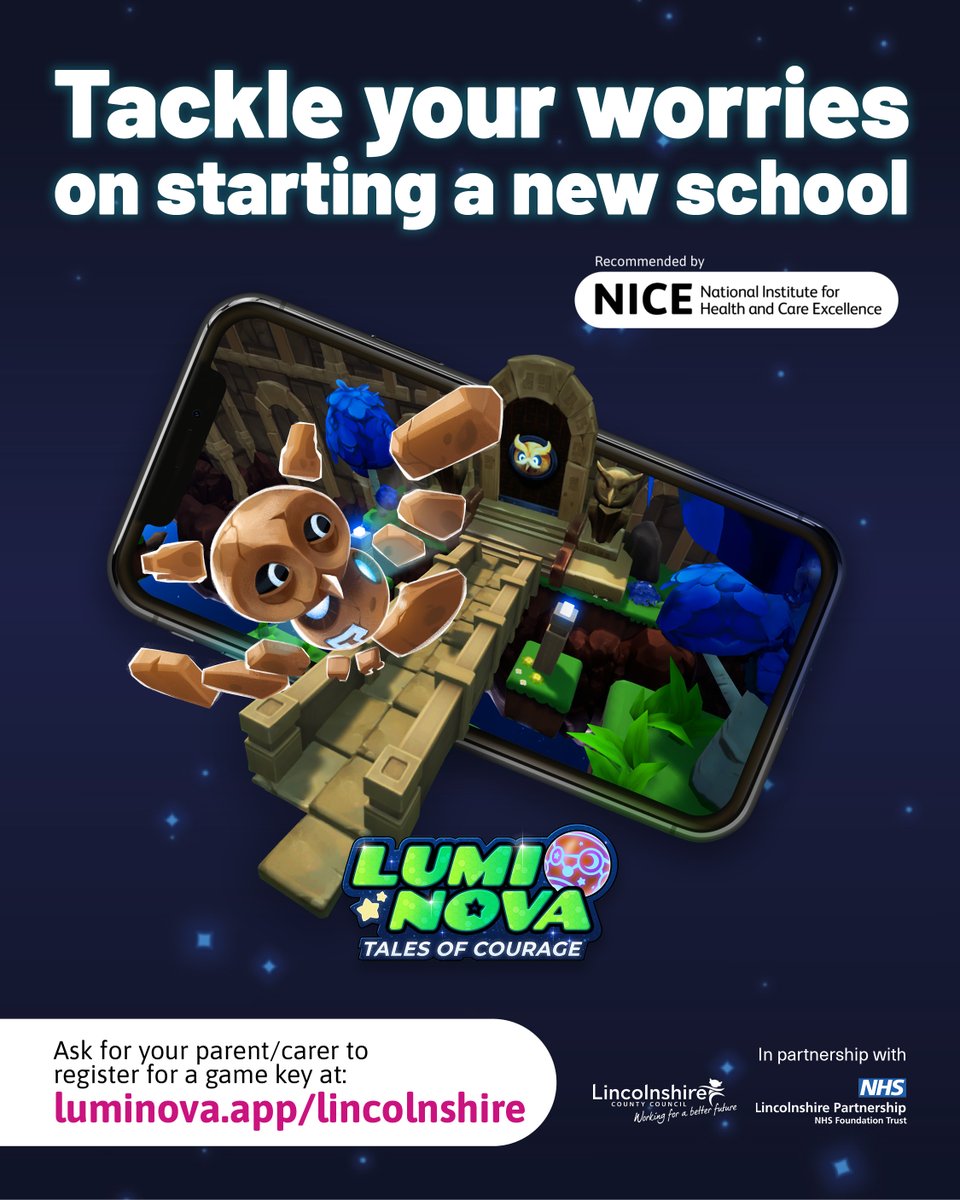 LincolnshireCC's tweet image. The summer holidays are in full swing and there is no better time to use Lumi Nova to support your child!
Whether it's the start of a new school year, transitioning to a new school / class or making new friends, Lumi Nova offers a wide range of goals to support children build…