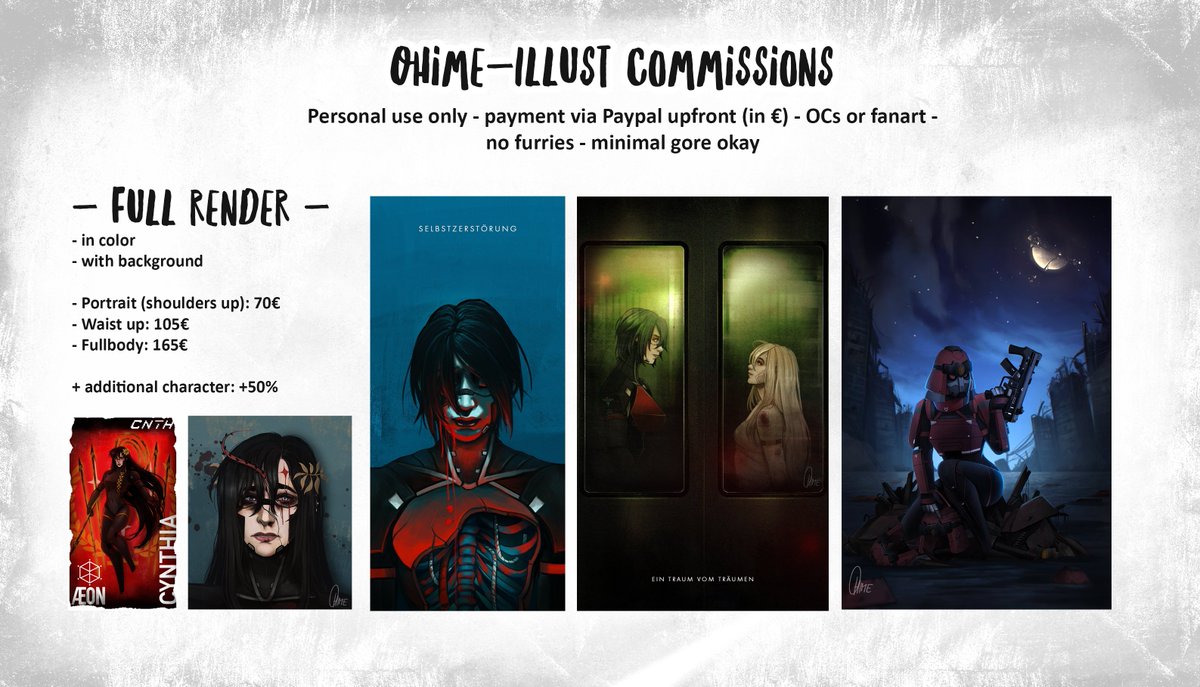 Ohime_illust's tweet image. Oof hi guys sorry for my little hiatus but I am finally back and as promised, I am opening c0mms again 🥳
Updated my sheets and prices a tiny bit. If you are interested, just DM me 😊
More infos in comment below! Shares appreciated 🙏