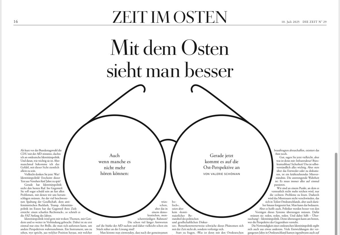 Ein Plädoyer für ostdeutsche Identitätspolitik von <a href="/ValSchnian/">Valerie Schönian</a>