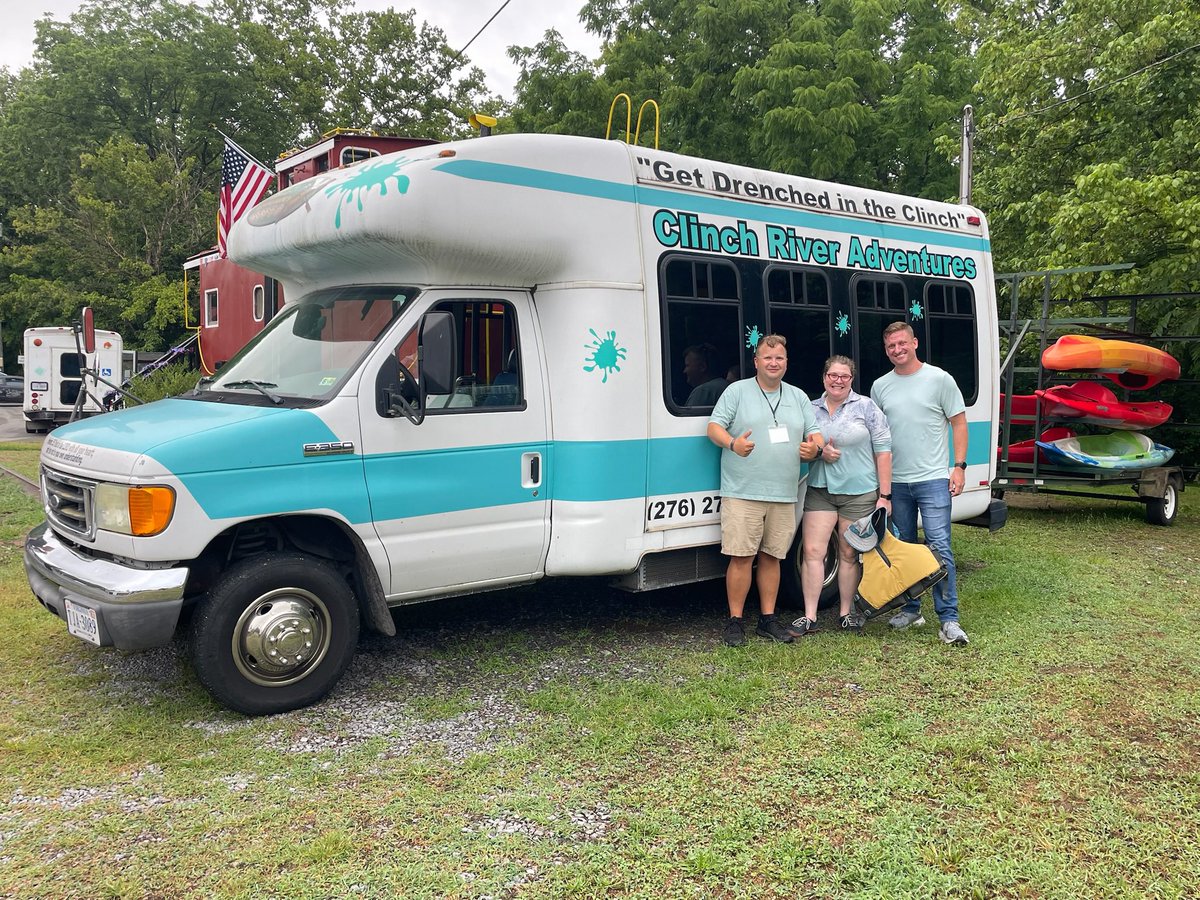 VARuralCenter's tweet image. “Get Drenched on the Clinch!”
#VRLI kayaked the Clinch River with @VirginiaDCR and @ClinchRiverAdv.
Did you know?
The Clinch is the most bio-diverse of all Northern hemisphere rivers AND home to the nation's greatest concentration of rare and imperiled freshwater animals!