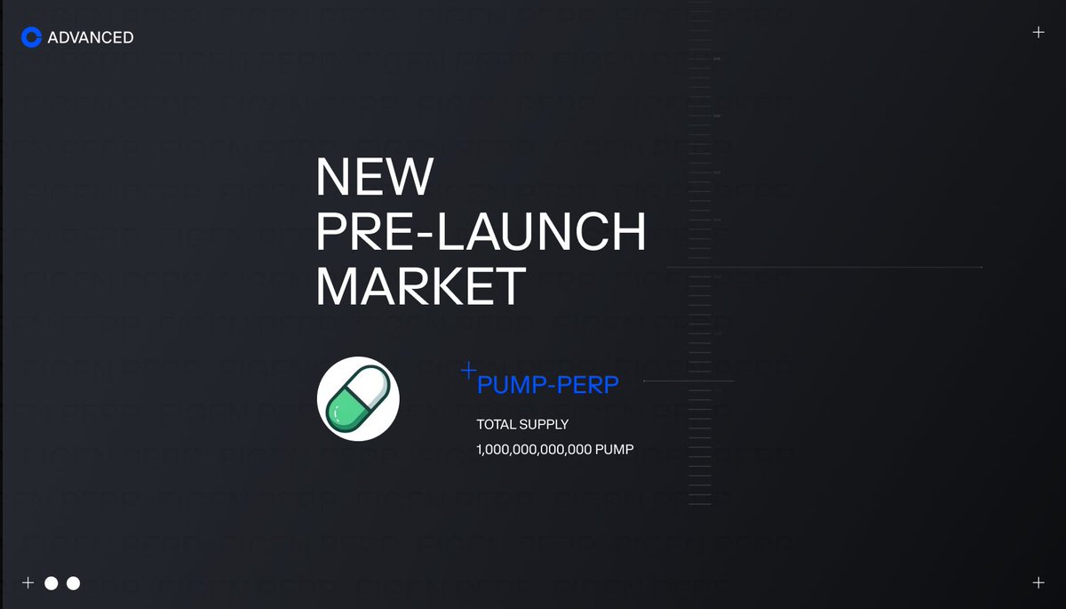 coinbasetraders's tweet image. Coinbase Advanced will be adding support for
@pumpdotfun $PUMP pre-launch market.
The opening of the PUMP-PERP pre-launch market will begin on or after 8pm UTC on 10 JULY 2025.