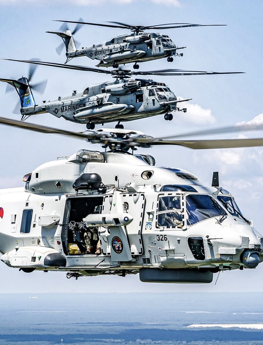 ShayneB52's tweet image. Stunning photos of the USMC CH-53E I painted the tail for HMH-464 Condors landing on a Dutch ship HNLMS Johan de Witt posted by NATO. So damn cool! I also did the doghouse (roof) on this one. Amazing Marine aviators flying this beast. I paint mil aircraft 4 free to support our…