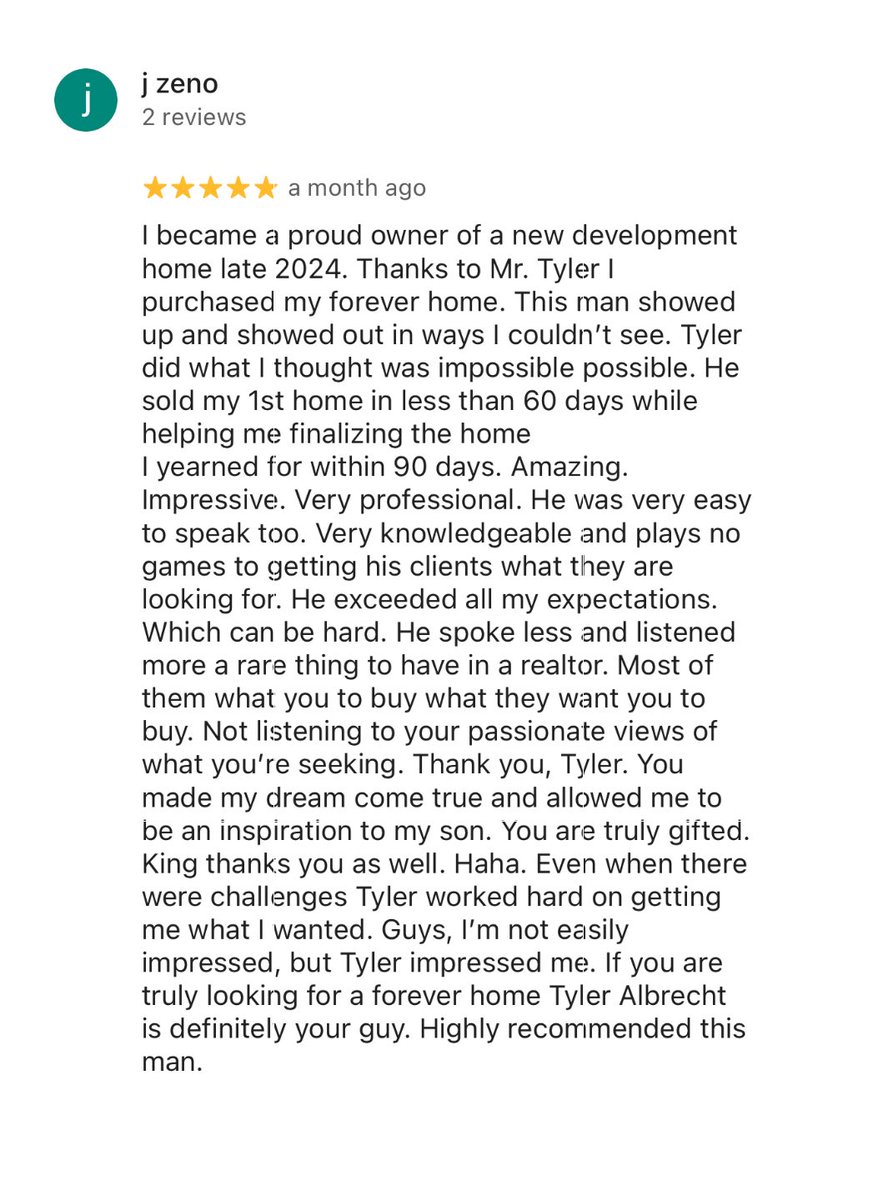 TylerAlbrecht10's tweet image. Just helped my client sell her first home off-market in record time 🏠✅ and buy her forever home 🏡

Her words: “Tyler made my dream come true and allowed me to be an inspiration to my son.” 👩‍👦❤️

Let’s get you home. #TalkToTyler #ForeverHome #LafayetteRealtor