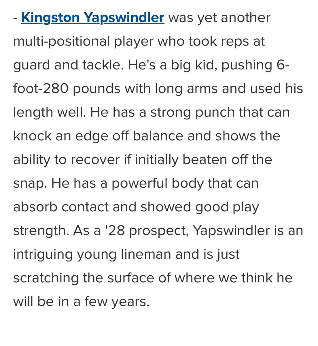 Blessed <a href="/GregBiggins/">Greg Biggins</a>  <a href="/247recruiting/">247Sports Recruiting</a> #GodIsGood <a href="/coach_lafaele/">Coach Mike Lafaele</a>