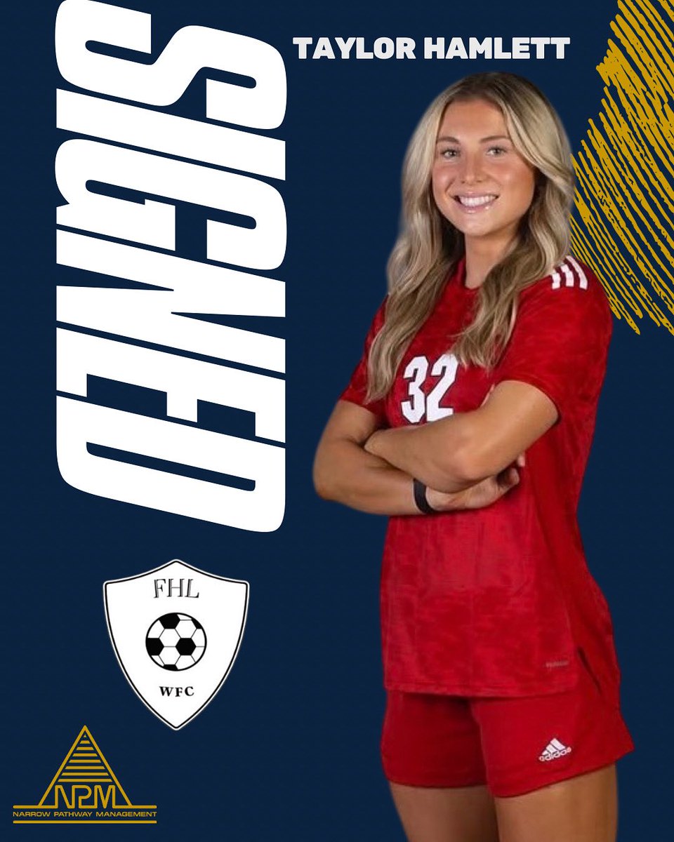 Narrow Pathway Management (@npathwaymgmt) on Twitter photo BREAKING: Taylor Hamlett who played for <a href="/MiamiOH_Soccer/">Miami Soccer</a> from 2022-2024, has signed her first professional contract and heads to FHL in Iceland. Prior to her time in Oxford, Hamlett played at Middle Tennessee State University.
#NPMGMT #NPM #NPMSports #EnvisionPlanExecute BREAKING: Taylor Hamlett who played for <a href="/MiamiOH_Soccer/">Miami Soccer</a> from 2022-2024, has signed her first professional contract and heads to FHL in Iceland. Prior to her time in Oxford, Hamlett played at Middle Tennessee State University.
#NPMGMT #NPM #NPMSports #EnvisionPlanExecute