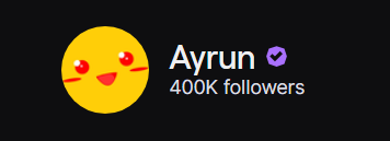 Thank you so much for 400K on Twitch! :D &lt;3