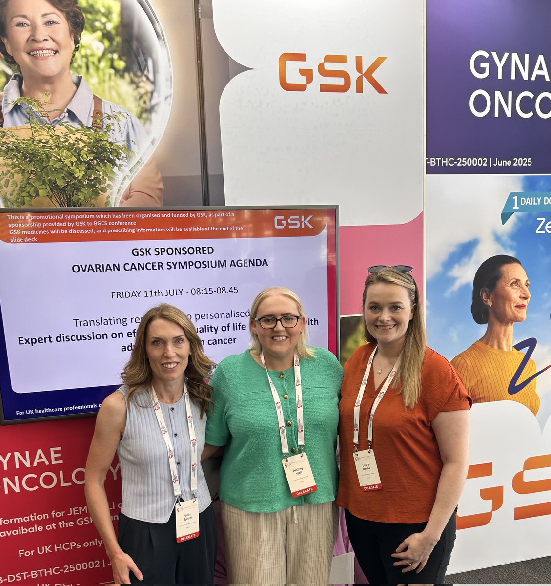 A big thank you to <a href="/GSK/">GSK</a> for supporting education bursaries for healthcare professionals in Ireland to attend <a href="/BGCS_org/">BGCS</a> in #London this week. Well done to the recipients <a href="/AislingWall14/">Aisling Wall</a> @vickispiteri and @lauraroche #researchMATTERS #Gynaecancers