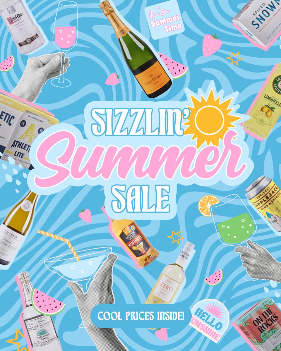 applejack_co's tweet photo. ☀️ Cool Down with Sizzling Summer Savings! 🍷🍺🥃

Shop Now: https://t.co/CwQoivRWxZ

#summerrefreshersale #summersale #wine #beer #spirits #gin #tequila #vodka #redwine #whitewine #rosewine #denver #coloradosprings #colorado #alwaysapplejack https://t.co/fyZt27Qaw4