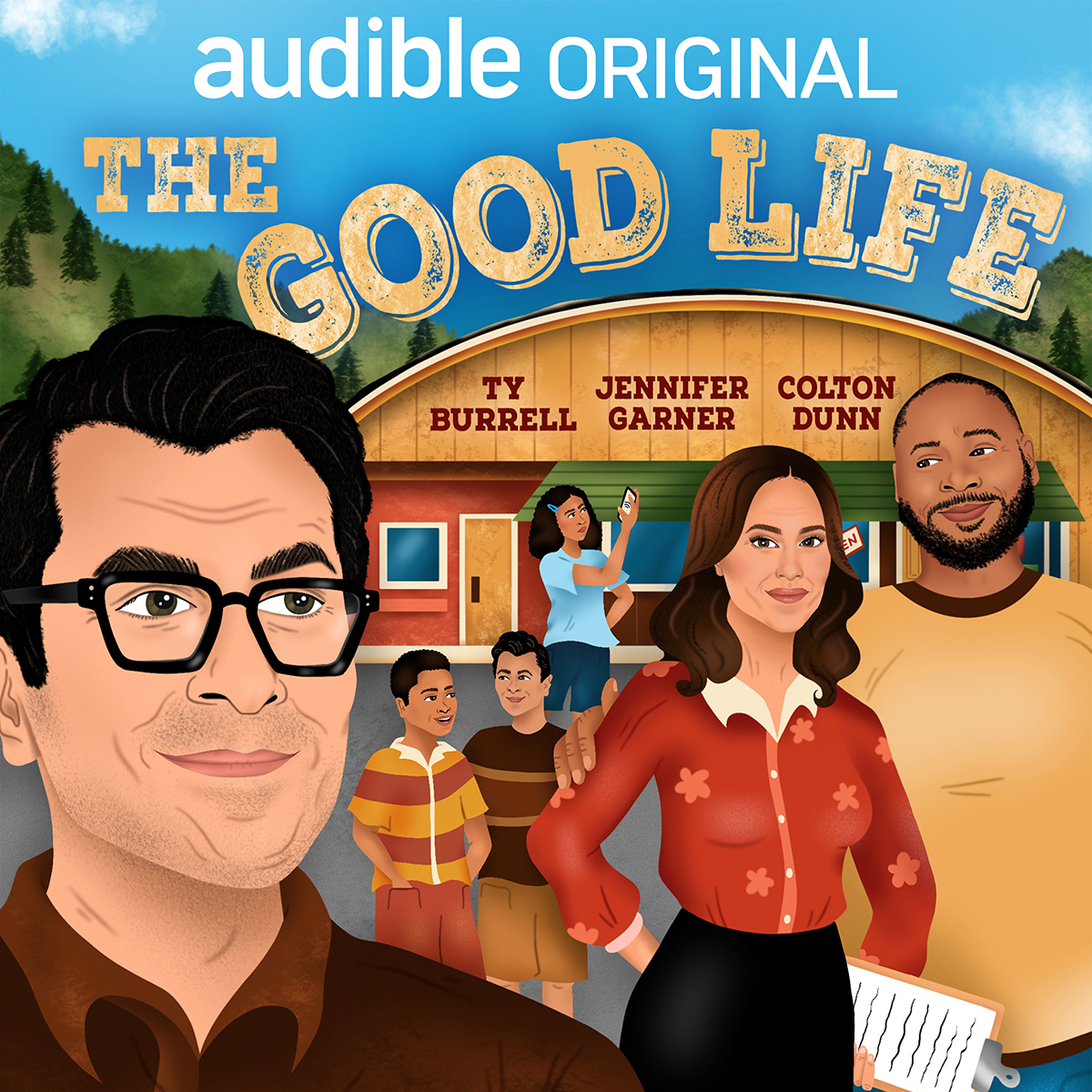 _illustrationX's tweet image. Audible commissions @artbyalyah for the cover art of its original sitcom starring Ty Burrell and Jennifer Garner.
Read the story: ow.ly/gF2850WmN01
#WEAREILLUSTRATIONX #playful #audiobooks #coverart #characters #TyBurrell #JenniferGarner #ColtonDunn #Audible #AlyahHolmes