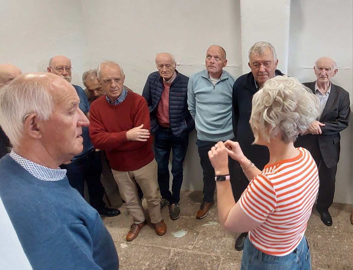 RuralSupport's tweet image. Our Ederney Plough On group recently enjoyed a guided tour of Enniskillen Workhouse. The tour allowed the men to be emersed in the moving journey through its 100-year history. Thanks to the #nationallotterycommunityfund and #NationalLotteryPlayers for their continued support.
