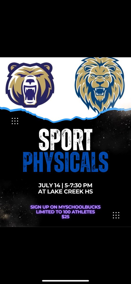 MHSBearSB's tweet image. Come get your physical!!!
myschoolbucks.com/ver2/prdembd?r…