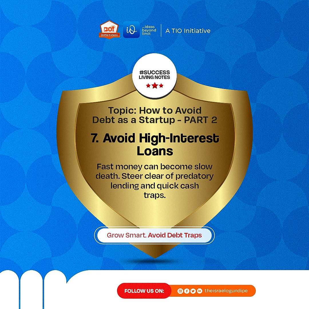 _IsraelOgundipe's tweet photo. You don’t need a big loan to start—you need a big mindset. Stay lean, stay focused, and let your growth be funded by wisdom, not debt.
Follow us for more - https://t.co/Ki9SJP2dgc
#BuildWisely #TIOBOI #StartupDiscipline #SmartGrowth #smallbusiness #July #innovation #grant https://t.co/Tf3GuQbDeX