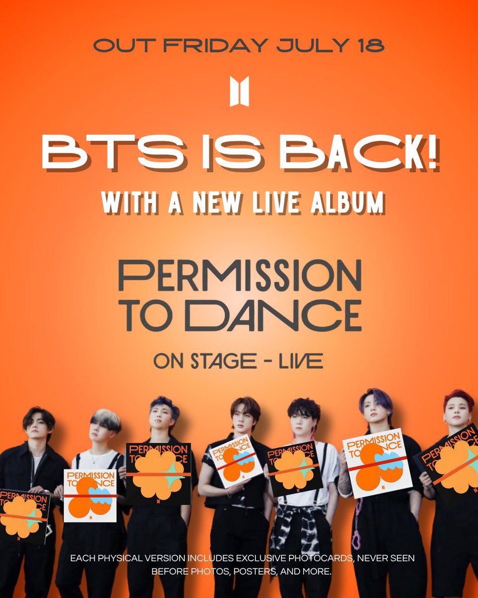 btschartsdailyc's tweet image. 🚨 RT &amp;amp; REPLY 🚨 

Please spread the posters on other SNS. 

PTD ON STAGE LIVE IN 7 DAYS
BTS IS COMING
BTS IS BACK
#PTD_ON_STAGE_LIVE #BTS_PTD_LiveAlbum