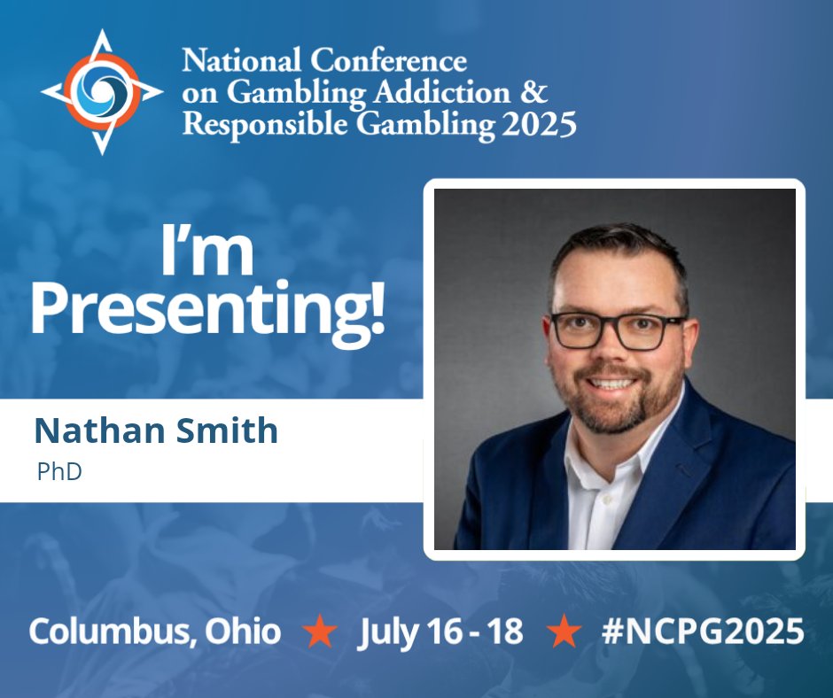 Kindbridge Research Institute (@kr_institute) on Twitter photo 🎤 Next week, Dr. Nathan D. Smith, Director of Research, will be speaking at the 2024 National Conference on Gambling Addiction & Responsible Gambling hosted by the National Council on Problem Gambling.
See you there? 😀 🎤 Next week, Dr. Nathan D. Smith, Director of Research, will be speaking at the 2024 National Conference on Gambling Addiction & Responsible Gambling hosted by the National Council on Problem Gambling.
See you there? 😀