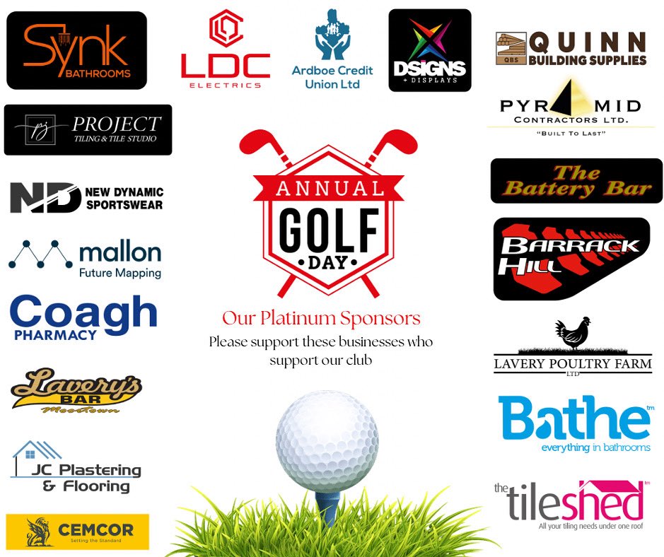 MoortownGAC's tweet image. These businesses are our platinum sponsors for our golf day tomorrow, we are truly greatful to them all for their generosity. We would like all our members to support them, the way they support our club 🔴⚪️