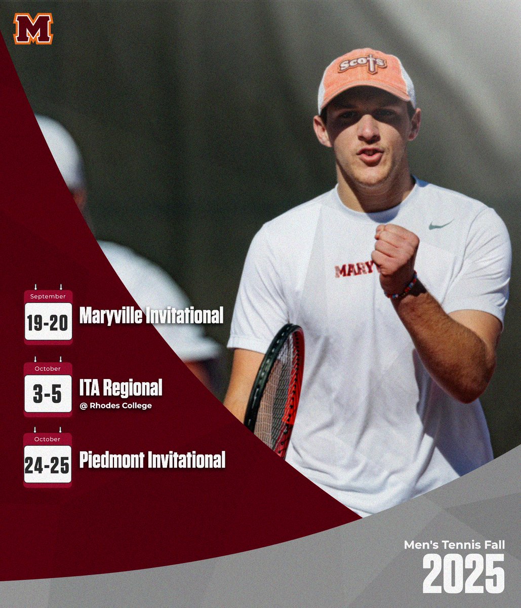 MCScots's tweet image. Men's & Women's Tennis Fall Schedules Announced
🔗Read More: tinyurl.com/3v8prnhx