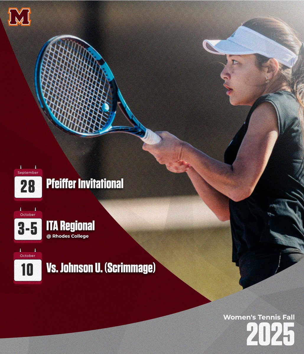 MCScots's tweet image. Men's & Women's Tennis Fall Schedules Announced
🔗Read More: tinyurl.com/3v8prnhx
