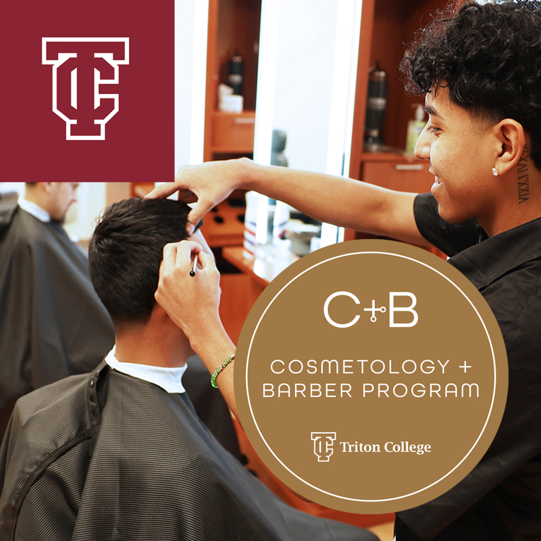 Get your style on! Enroll in Triton College’s Barber Certificate Program and turn your passion into a career! 

Classes start Aug. 18. 

Triton.edu/barber