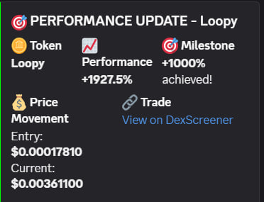 alertforalpha's tweet photo. It is always hard to find right meme coins to trade.
This is what happens when you catch Solana memes early! Our Discord alerts are live and hitting these massive moves.

Join for real-time calls: https://t.co/Tsbi3kwQKk

#SolanaMemeCoin #Crypto #Bitcoin2025 https://t.co/VfjLpvLtsY