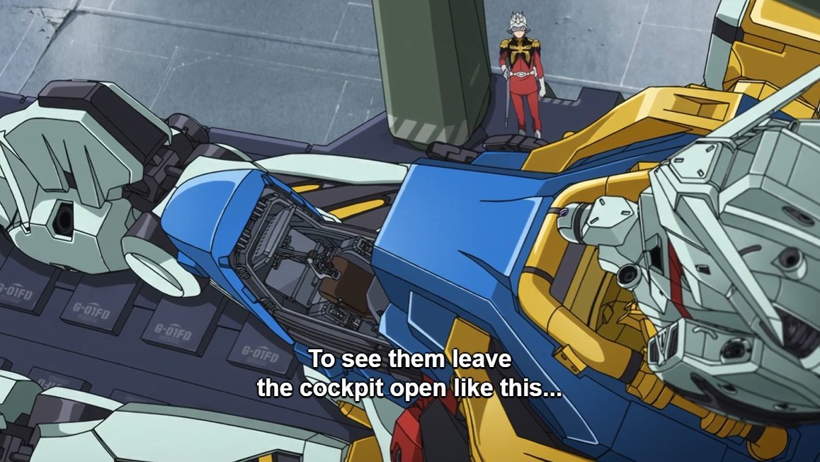 AEUG_Archives's tweet image. Random funny idea: protagonist having to search online for a lockpicking tutorial, so they can open the cockpit of the Gundam they are trying to hijack.