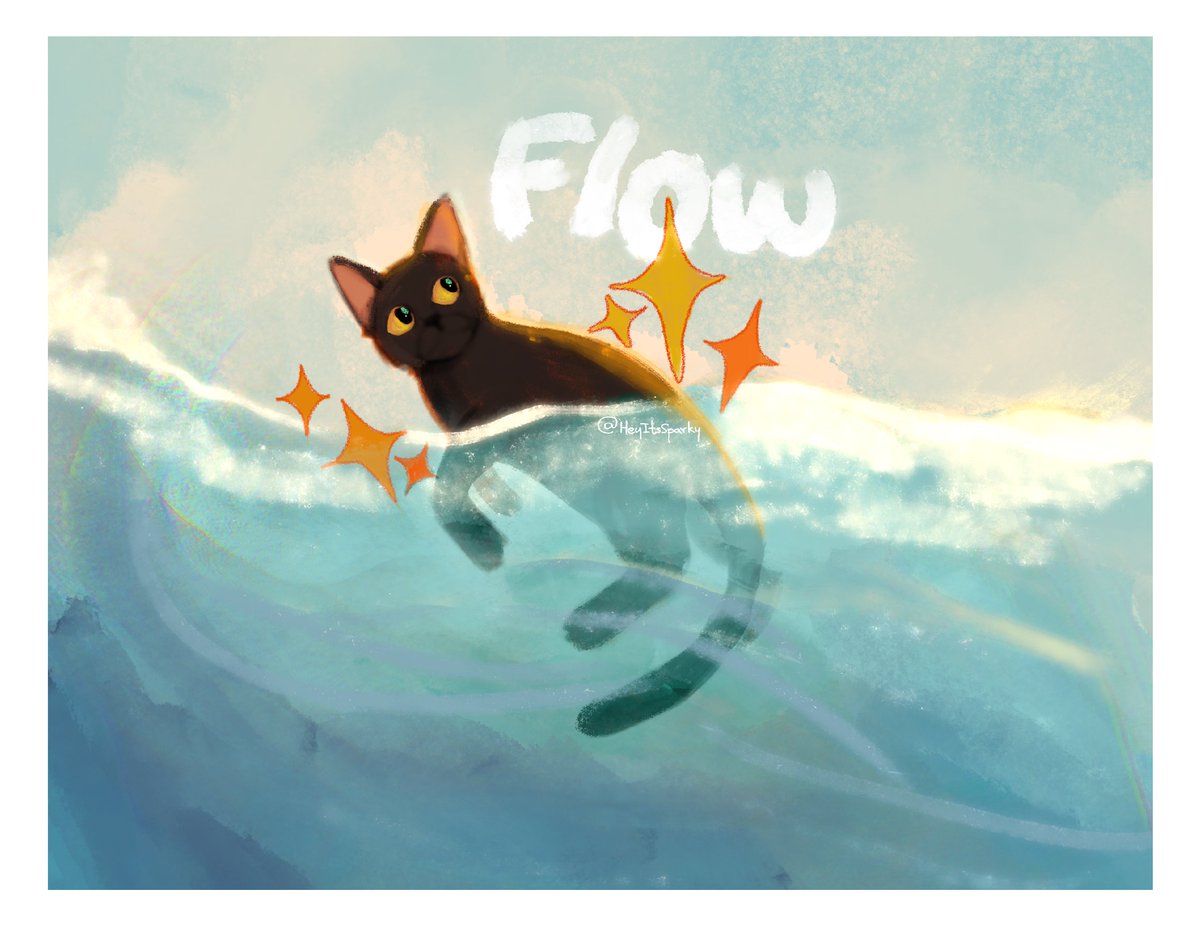 HeyItsSparky's tweet image. just me showing my love for this beautiful movie 🩵🌊
#digitalart #procreateart #fanart